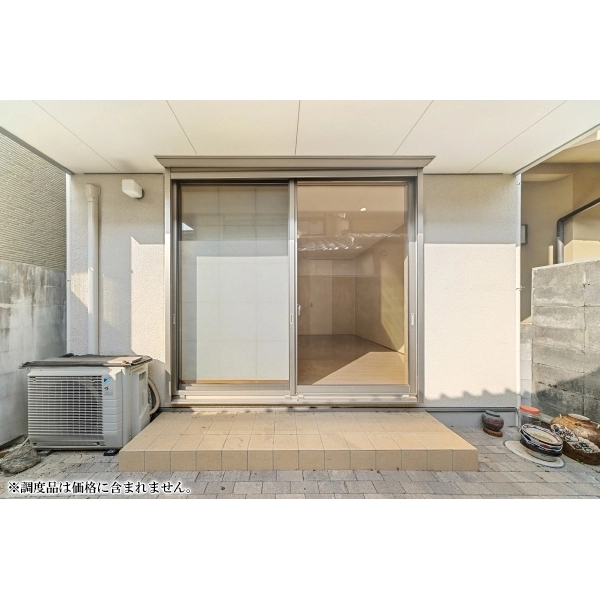 京都市北区小山下総町 裏庭