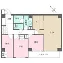 深沢ホームズ ご家族と会話を楽しみながら調理のできる、対面式キッチン。