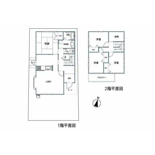 西宮市樋ノ口町２丁目 間取図