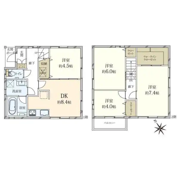 墨田区立花２丁目 間取図