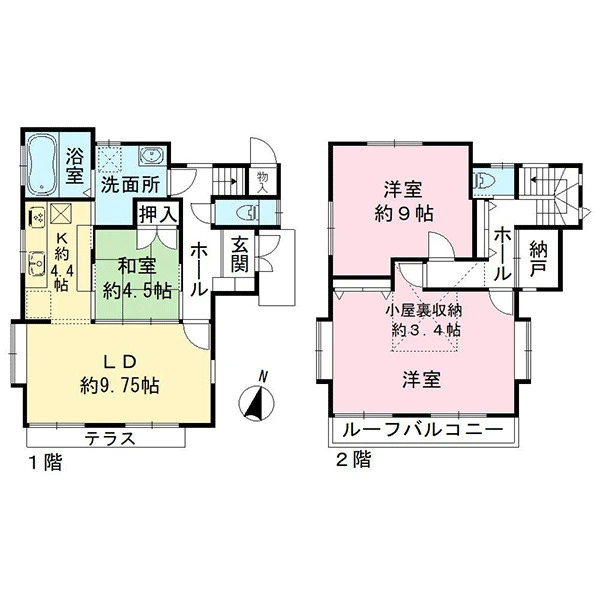 横浜市瀬谷区瀬谷２丁目 間取図