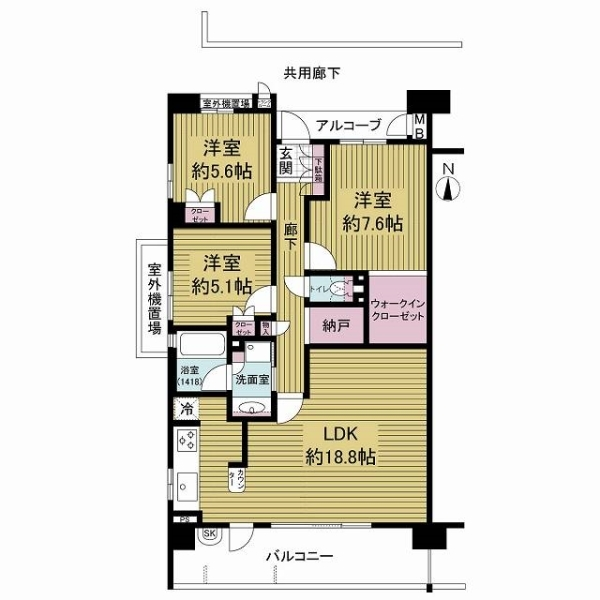 ジオ・ウェリス西宮北口 間取図