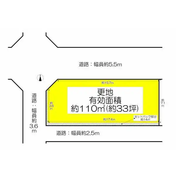 大阪市天王寺区細工谷２丁目 間取図