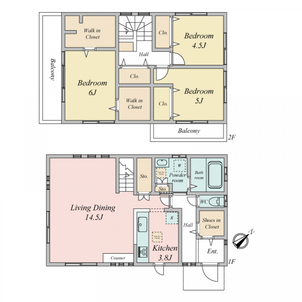 習志野市谷津5丁目 間取図
