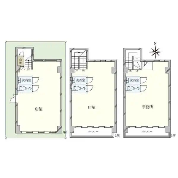 自由が丘柏木ビル 間取図