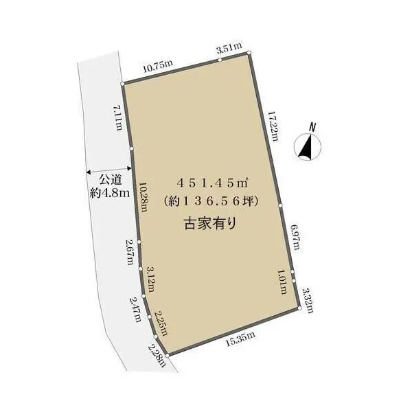 芦屋市東山町 間取図