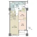 グランスイート六番町 間取図