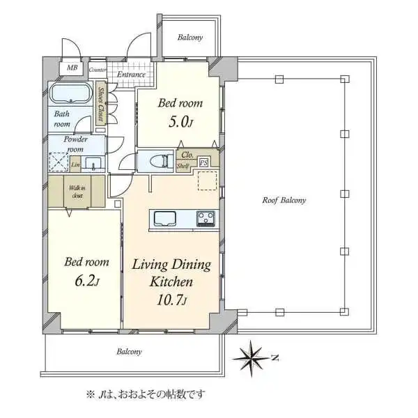 ガーデンホーム西蒲田 間取図