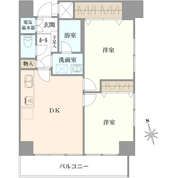 ライオンズマンション大山西町 間取図