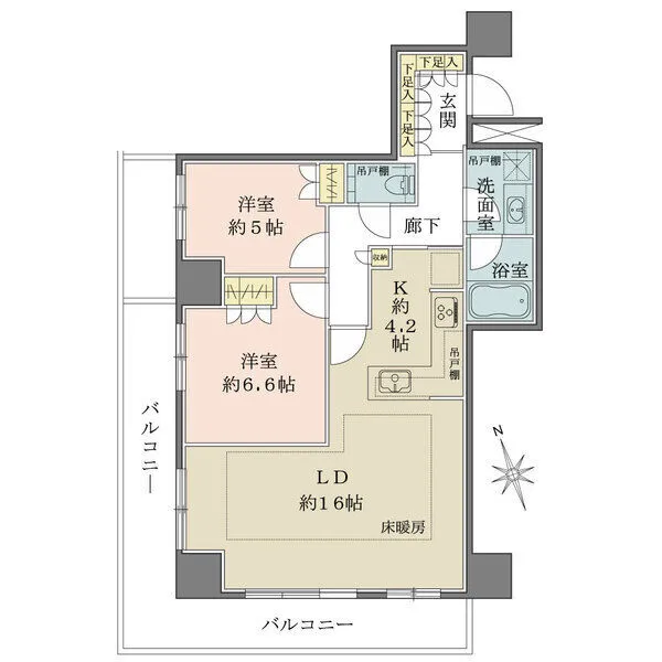 ザ・パークハウス新宿タワー 間取図