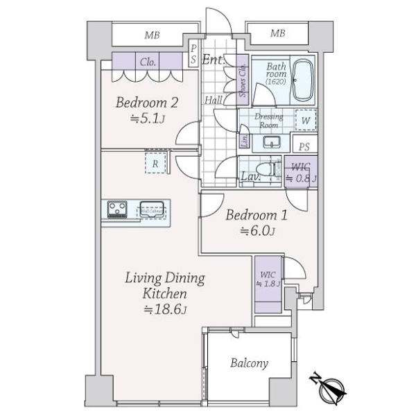 プレミスト赤坂檜町公園 間取図
