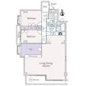 ラフィーヌ芦屋 間取図