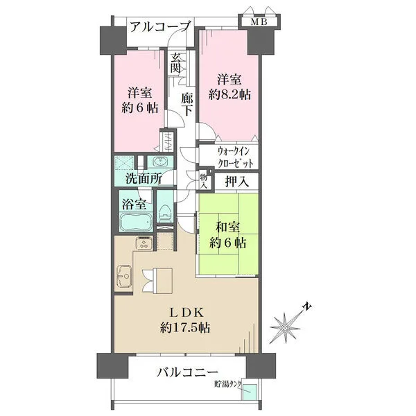 ブラウシア 間取図