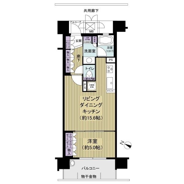サンメゾン堺三国ヶ丘駅前 間取図