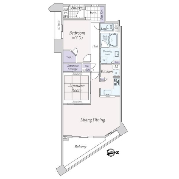 グランフォート青淵閣 間取図