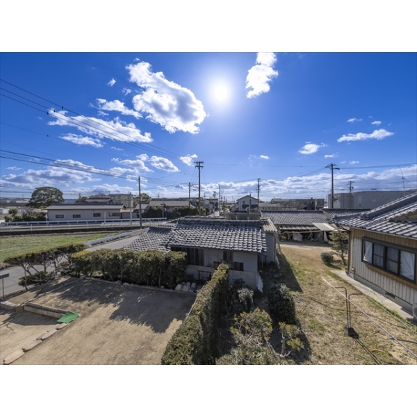 安城市川島町東屋敷 ベランダからの眺望です。