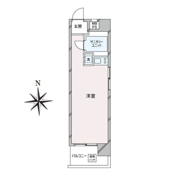 サンハイム心斉橋 間取図