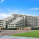 ザ・ミレニアムフォート府中御殿坂 【建物外観】２０１３年１月築、総戸数２０１戸の大規模マンション