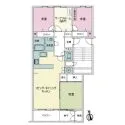つつじが丘ハイムＤ棟 間取図