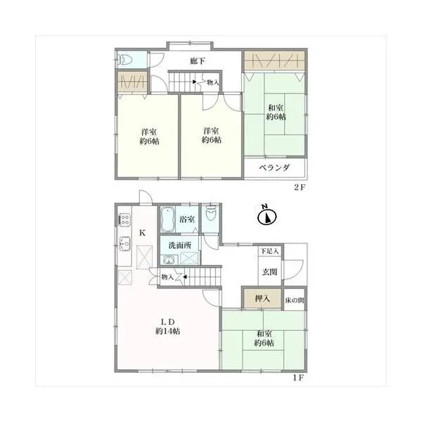 豊中市宮山町３丁目 間取図