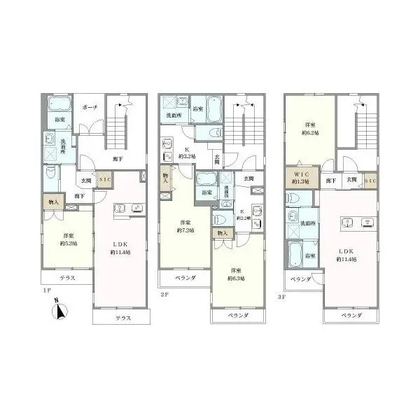 船橋市海神２丁目 間取図