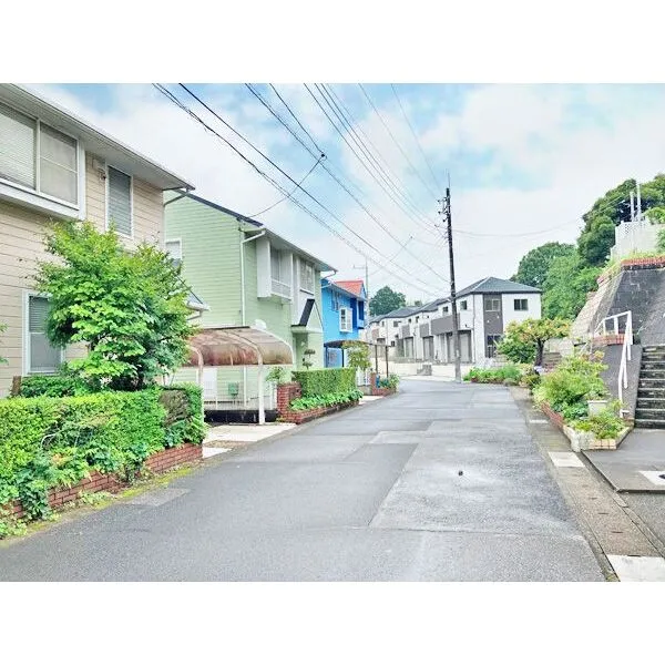 柏市大室 前面道路は北東6m公道。駐車しやすい広さです