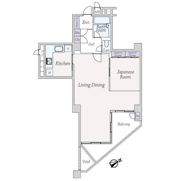 渋谷美竹ハイム 間取図