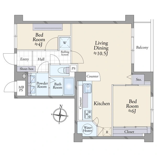 東北沢ハウス 間取図