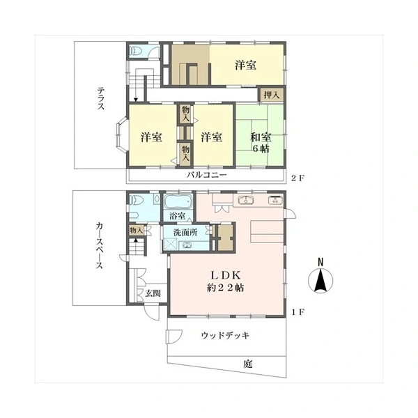 芦屋市東山町 間取図