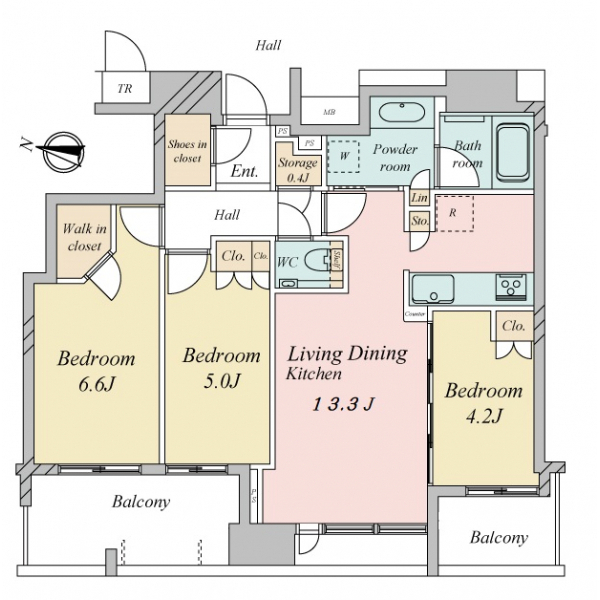 シティタワー梅田東 間取図