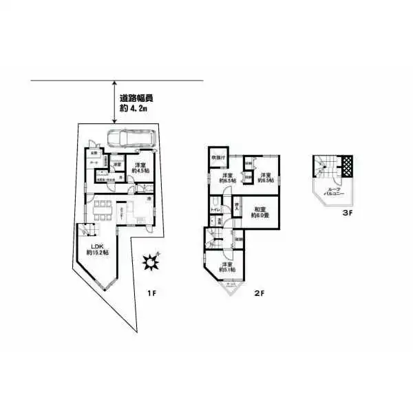 神戸市須磨区若木町２丁目 間取図