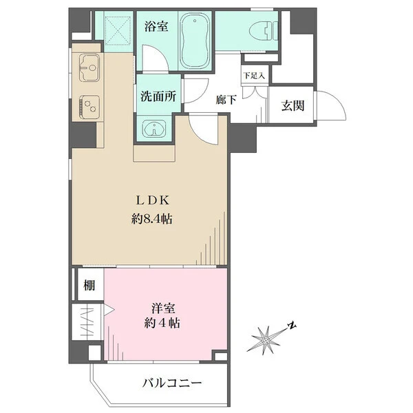 ＧＳハイム荏原 間取図