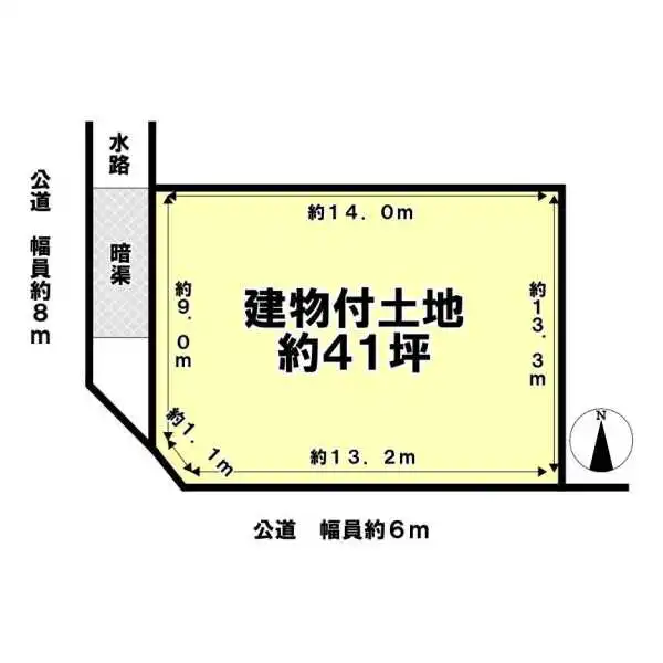 京都市南区上鳥羽塔ノ森柴東町 間取図