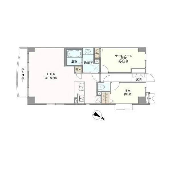 クレッセント目黒II 間取図