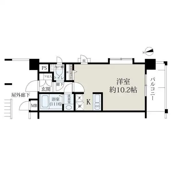 ステージファースト中野駅前 間取図