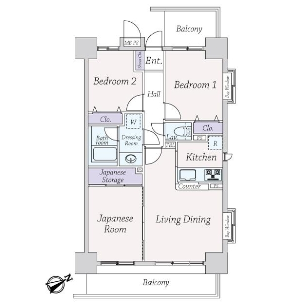 ライオンズステーションプラザ西船橋 間取図