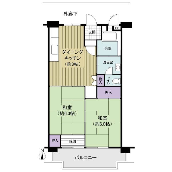 赤羽台四丁目住宅 間取図