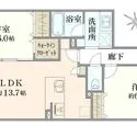 ルイシャトレ鶴見ウエストコート 間取図