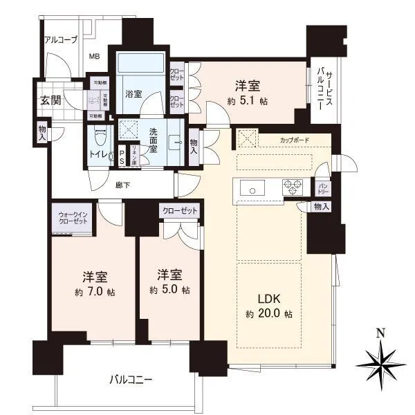 グランドメゾン名古屋駅 間取図