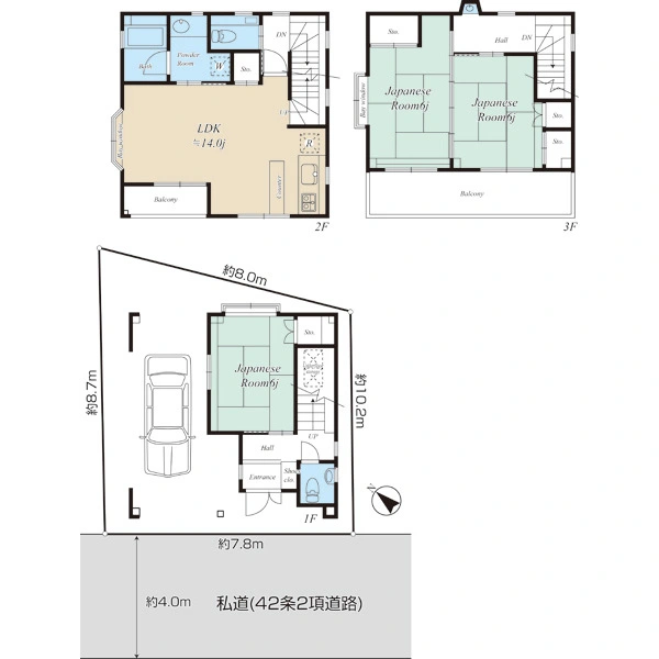 荒川区東尾久６丁目 間取図