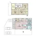 柏市戸張 間取図