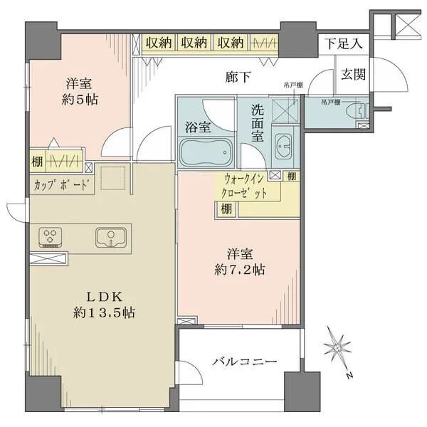 ファミールアクアージュ 間取図