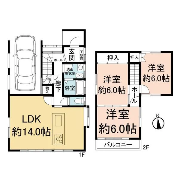 松戸市小金原８丁目 間取図