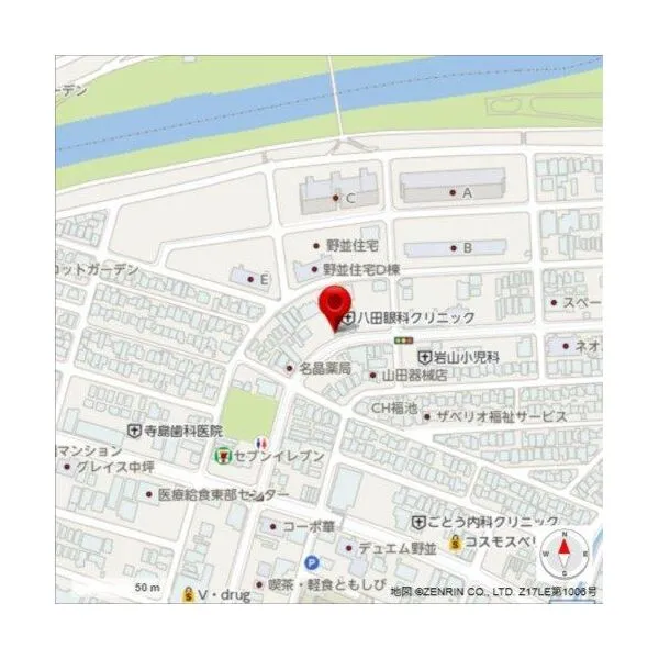 名古屋市天白区福池1丁目 現地案内図