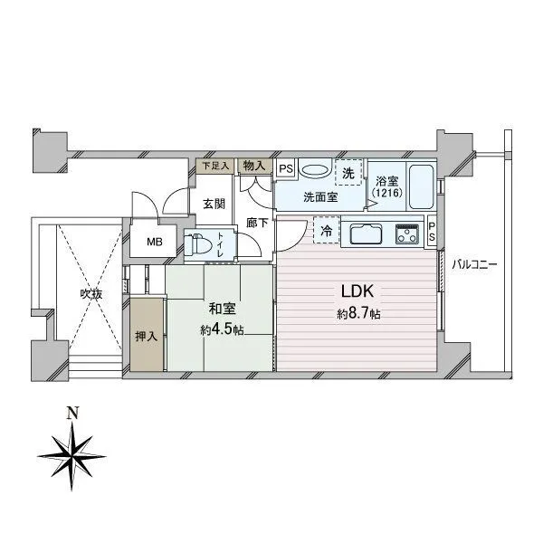 阪急西宮マンション 間取図