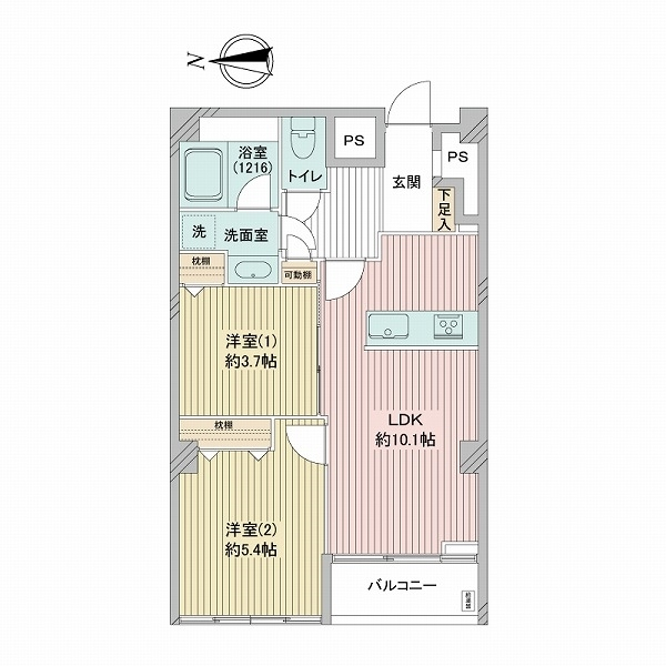 調布シュロス 間取図