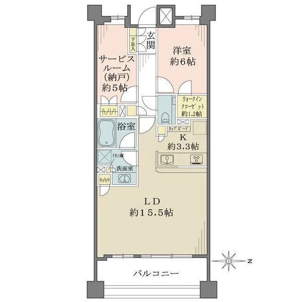 ザ・パークハウス市谷加賀町レジデンス 間取図