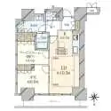 ローレルタワー堺筋本町 間取図