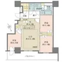 プラウドタワー小岩フロント 間取図