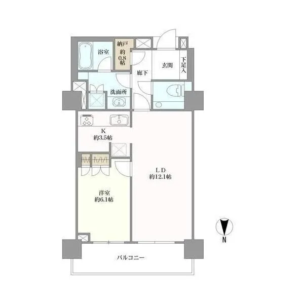 コスモポリス品川 間取図